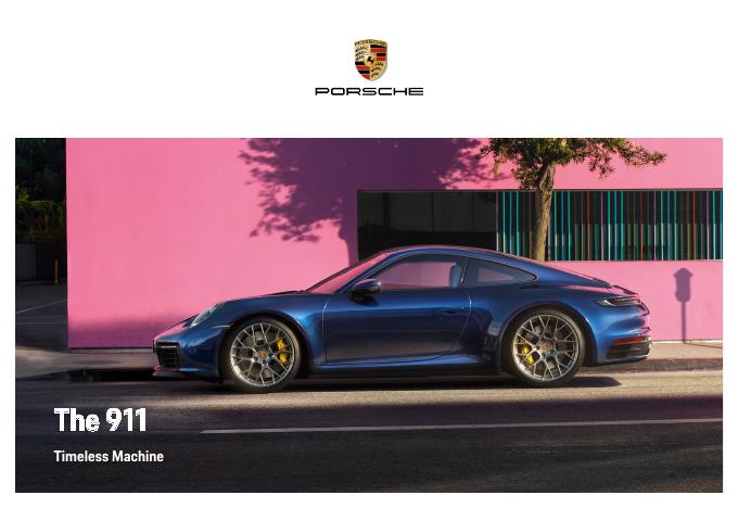 Рекламный буклет Porsche 992 Carrera